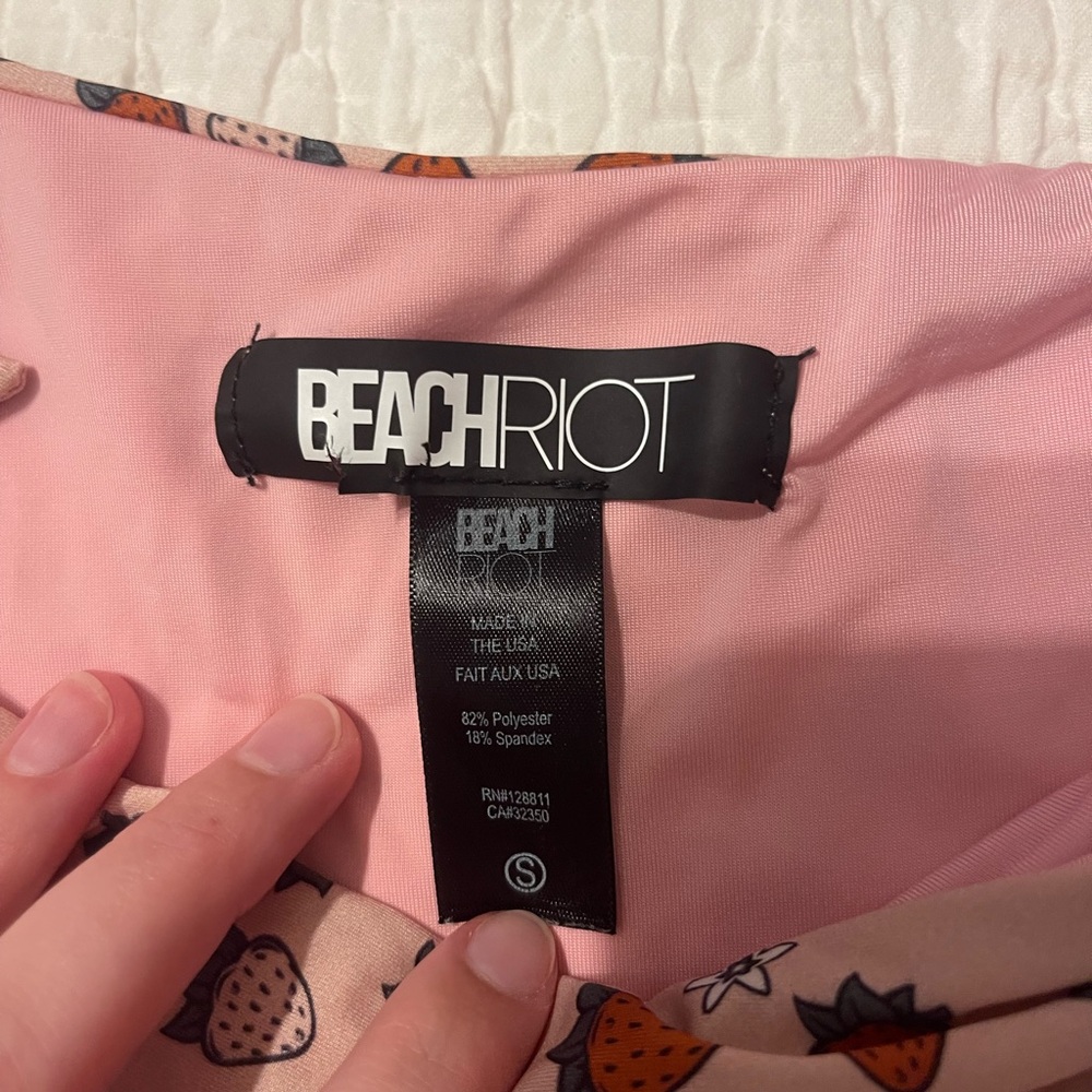 Beach Riot Pink Patterned Bikini Set - Picture 2 of 3